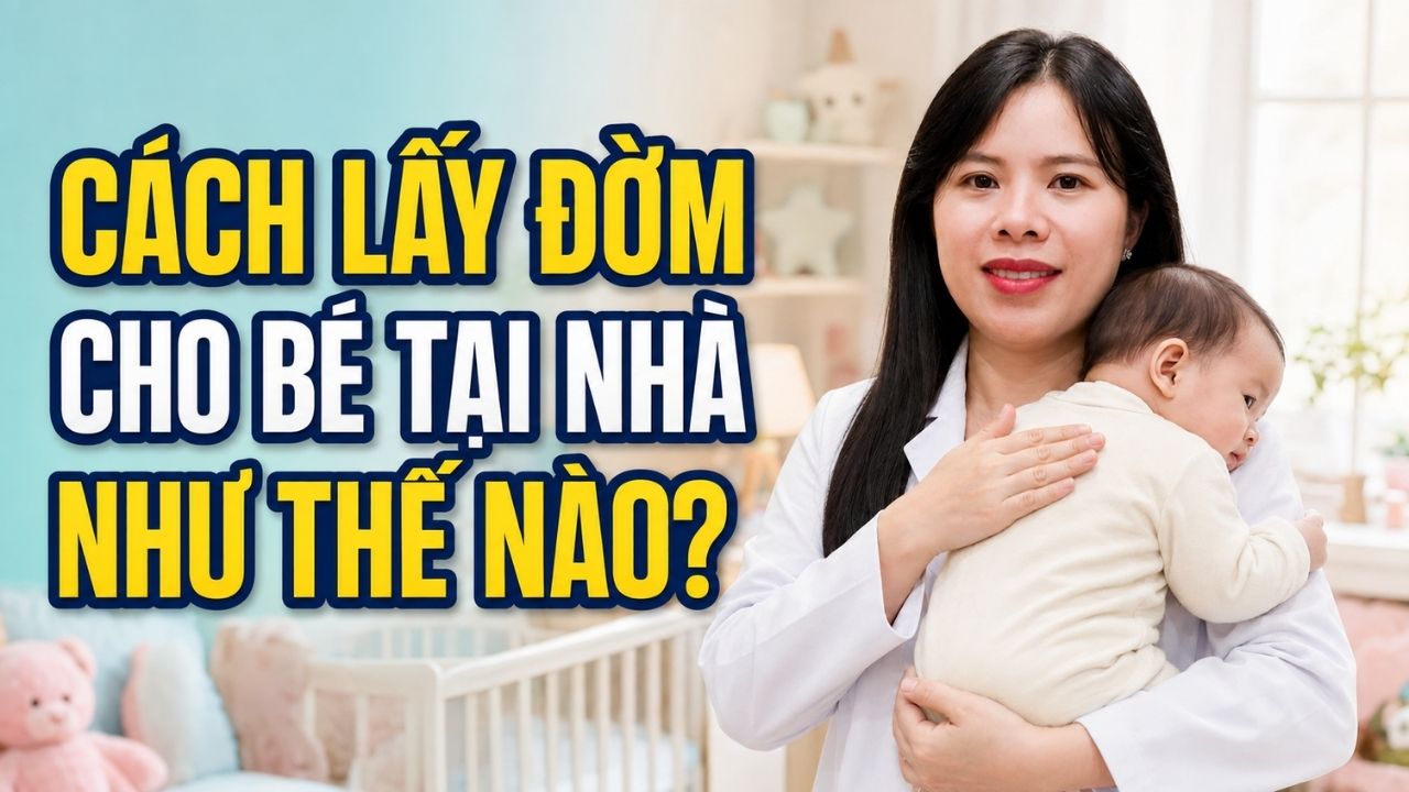 cách lấy đờm cho bé tại nhà